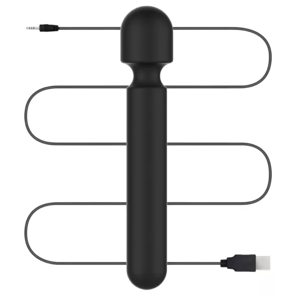 BLAQ - vibrador massageador digital grande - silicone preto