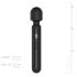 BLAQ - Vibrador massageador digital grande (preto)
