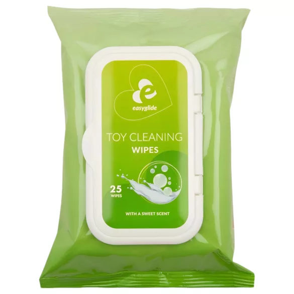 EasyGlide - lenço umedecido para brinquedo erótico - 25 unidades