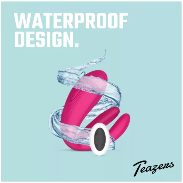 Teazers - vibrador para casais 3 motores - silicone rosa