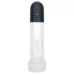   Boners - bomba peniana automática masturbador (transparente‑preto)