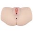 FWB - Torso Masturbador Realista Vibratório (Natural)