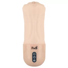   FWB - masturbador masculino com vibração e sucção - cor natural