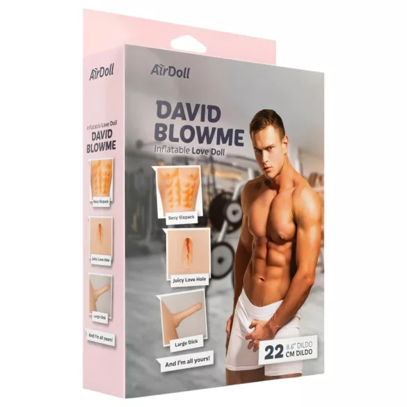 AirDoll David Blowme - boneco inflável masculino - pele clara