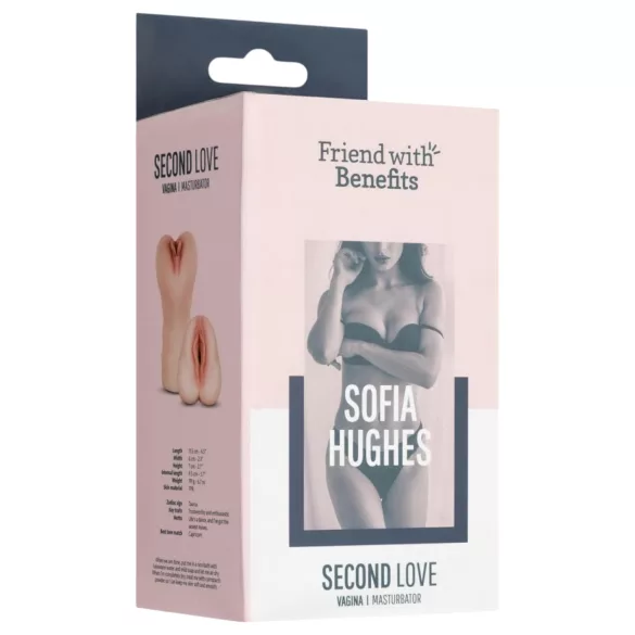 FWB - masturbador vagina realista Sofia Hughes - cor natural