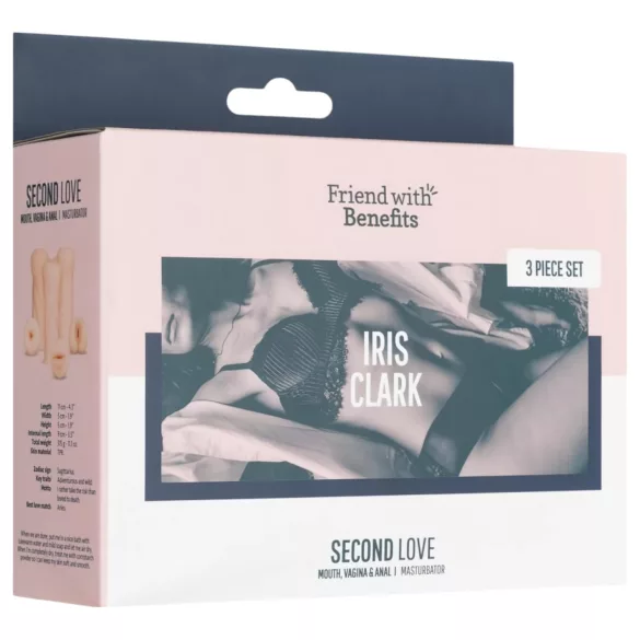 FWB - masturbador masculino realista - conjunto - cor natural