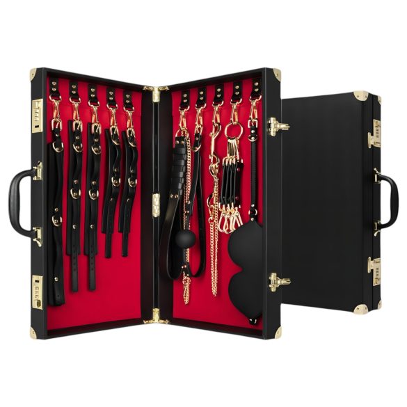 Fantasias de Quarto - Kit BDSM 11 Peças (Preto)
