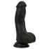Easytoys - Dildo Realista com Testículos - 12 cm (Preto)