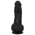 Easytoys - dildo realista com escroto - 12cm preto