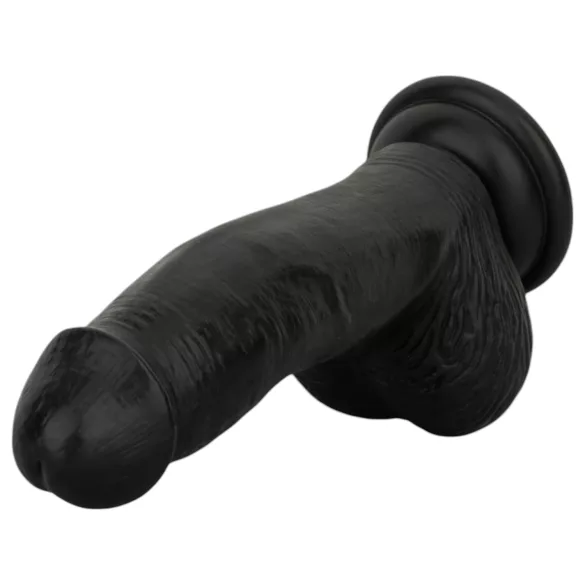 Easytoys - dildo realista com escroto - 12cm preto