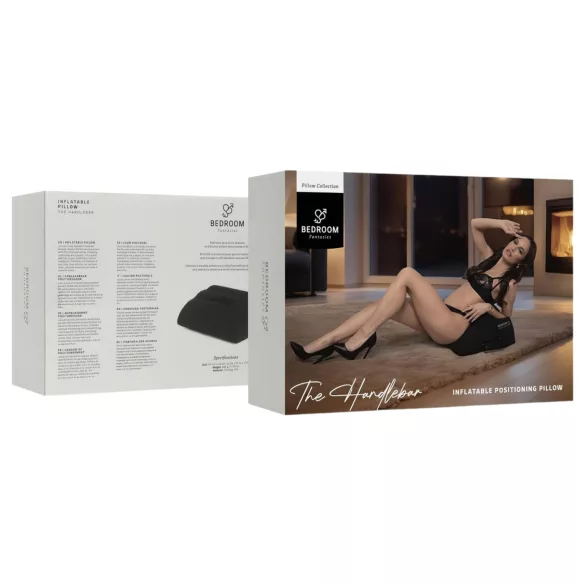 Bedroom Fantasies - almofada inflável erótica com alças - preta