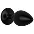 Easytoys Coleção Anal - Plug Anal com Pedra - P (preto)