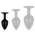Easytoys Coleção Anal - Plug Anal com Pedra - P (preto)