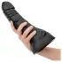 BUTTR Black Hawk - dildo anal realista - silicone preto