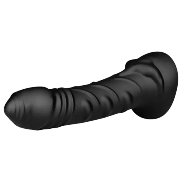BUTTR Black Hawk - dildo anal realista - silicone preto