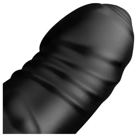 BUTTR Black Hawk - dildo anal realista - silicone preto