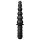 BUTTR Akimbo - dildo anal duplo (preto)