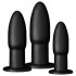 BUTTR - kit de treinamento anal - silicone preto