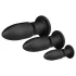 BUTTR - kit de treinamento anal - silicone preto