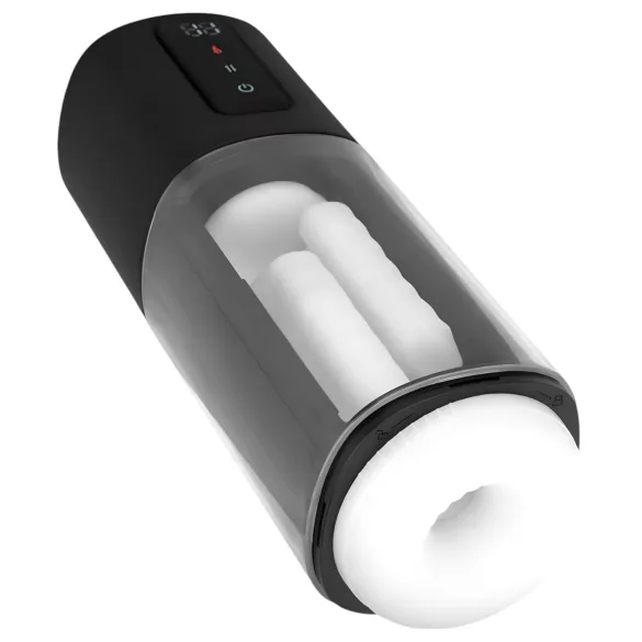 CRUIZR CX11 - masturbador masculino aquecedor apertado - preto