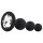 EasyToys - Plug Anal com Pérolas (preto)