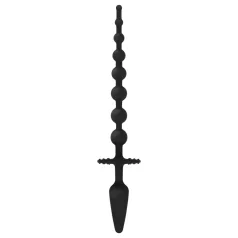 EasyToys - plug anal 2 em 1 - silicone preto
