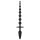 EasyToys - plug anal 2 em 1 - silicone preto