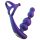 Hueman Stellar Force - Vibrador Anal e Anel Peniano (Roxo)
