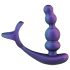 Hueman Stellar Force - Vibrador Anal e Anel Peniano (Roxo)