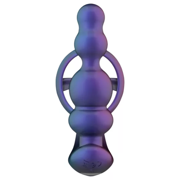 Hueman Stellar Force - anel peniano com vibrador anal (roxo)
