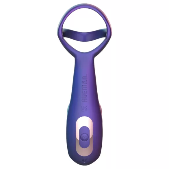Hueman Stellar Force - anel peniano com vibrador anal (roxo)