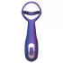 Hueman Stellar Force - anel peniano com vibrador anal (roxo)