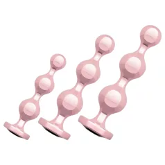 Rosy Gold - conjunto de dildos anais (rosa‑dourado)