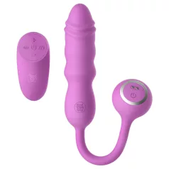   Good Vibes Only - ovo vibratório com impulsos e controlo remoto (rosa)