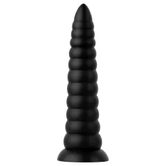 BUTTR Caterpillar - plug anal gigante (preto) - 29 cm