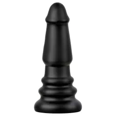 BUTTR Tactical II - plug anal gigante (preto) - 26 cm