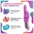 Good Vibes Only - vibrador com braço rotativo e estimulador de clitóris (rosa)