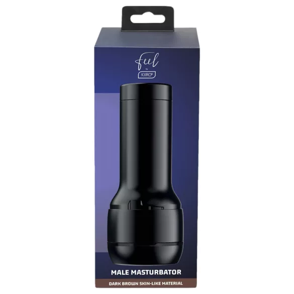 Kiiroo Feel - masturbador masculino - vagina artificial - silicone marrom escuro