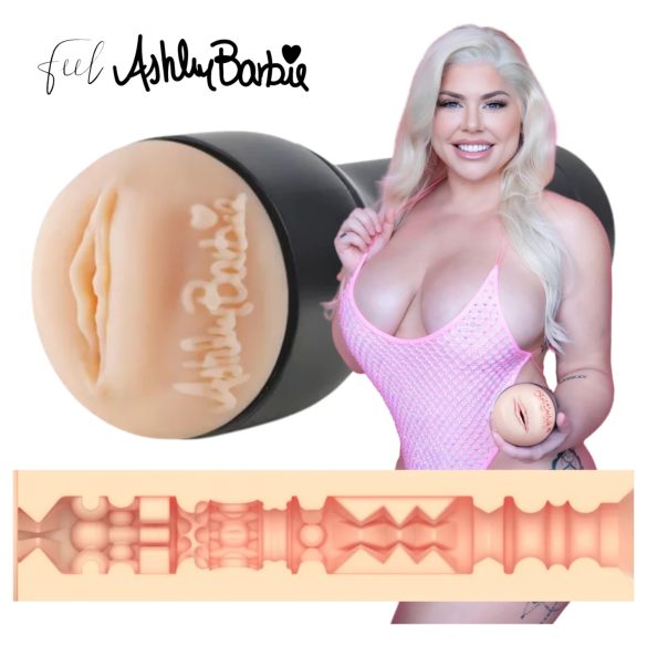 Kiiroo Ashley Barbie - Masturbador Realista (pele natural)