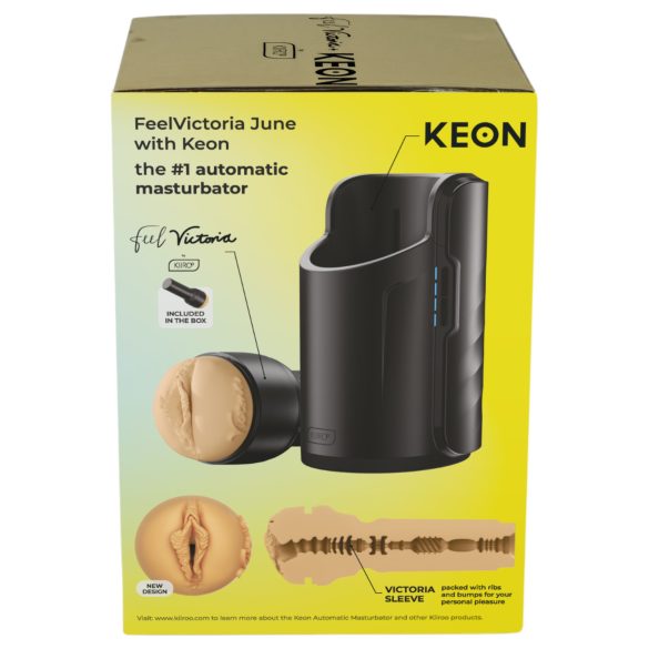 Kiiroo Keon Wifi + Victoria June - Masturbador de Vagina (Natural)