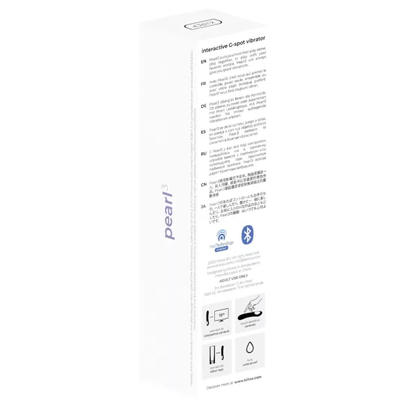 Kiiroo Pearl 3 - vibrador ponto G interativo - roxo