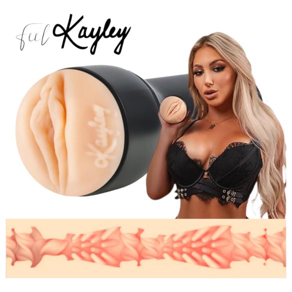 Kiiroo Kayley Gunner - vagina artificial - Compatível PowerBlow (natural)