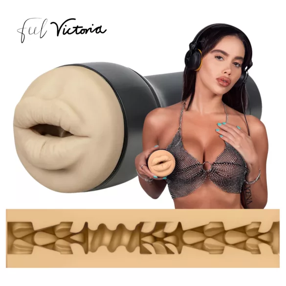 Kiiroo Victoria June - boca artificial - compatível com PowerBlow (cor natural)