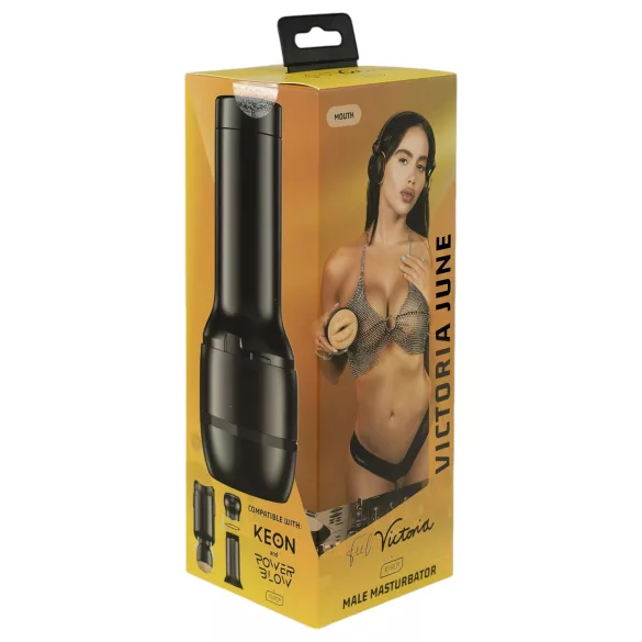 Kiiroo Victoria June - boca artificial - compatível com PowerBlow (cor natural)