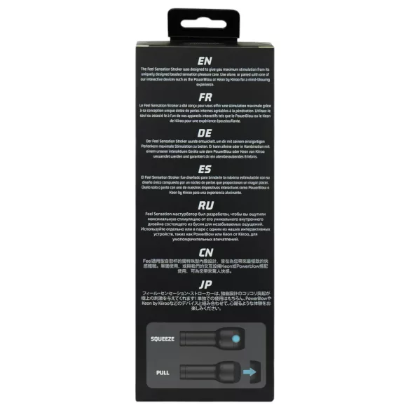 Kiiroo - masturbador masculino compatível PowerBlow - sensação realista - preto