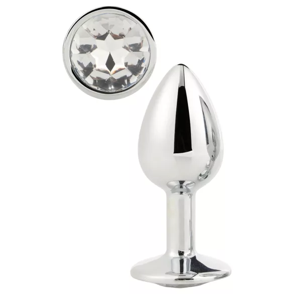 Gleaming Love - plug anal - metal - prata
