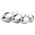 Gleaming Love - Conjunto de plugs anais prateados (3 peças)