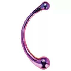 Dreamtoys - dildo de vidro - massageador - lilás