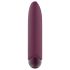 Glam - mini vibrador roxo à prova d'água com bateria recarregável