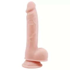   Mr. Dixx 7.6 - dildo com ventosa e escroto - cor natural 19,5cm